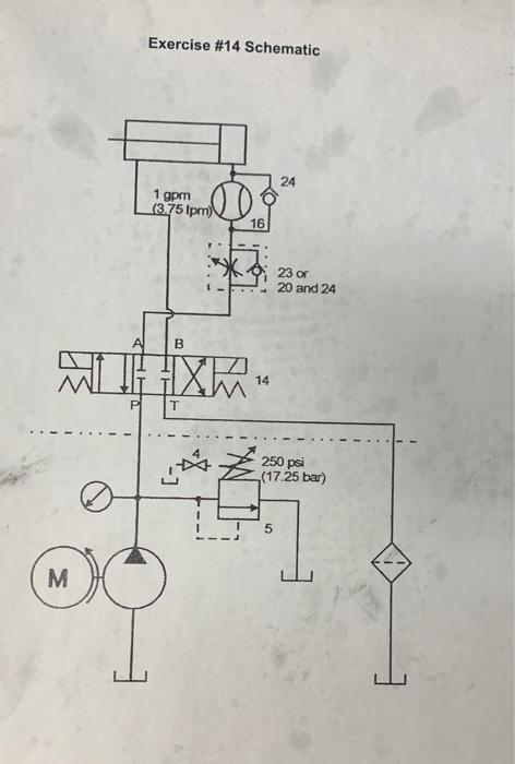 Trainer Exercise 14 Meter In 1 Description This Exercise Illustrates Control Of A Cylinder S Speed By Placing A Rest 3
