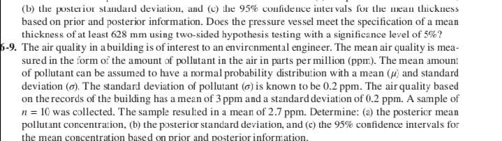 B The Posterior Standard Deviation And C The 95 Confidence Intervals For The Mean Thickness Based On Prior And Pos 1