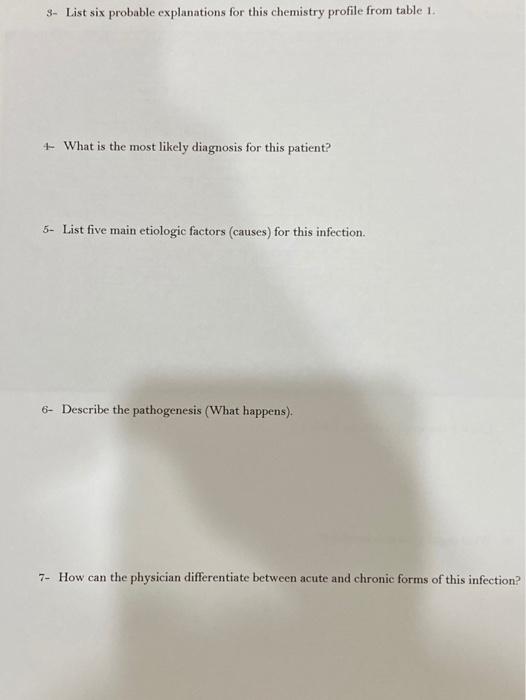 Case Study 2 Tom N A 60 Year Old Man Came Into The Er Complaining Of Fatigue And Overall Hulike Symptoms He Was Mildly 2