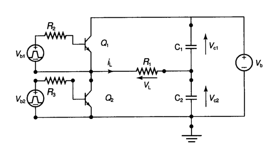 A Half Bridge Inverter Is Shown In The Following Figure V 60v C C 300f R 150 And Inverter Opertion Frequency 2