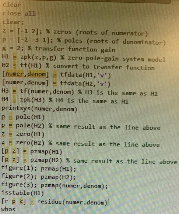 Homework Task 4 From The P4 Sample Code The System In Problem 9 40 Of The Textbook Has Input Output Relation Y T 2