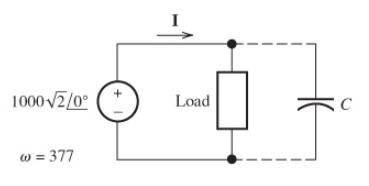 Consider The Situation Shown In The Figure Below A 1000 V Rms Source Delivers Power To A Load The Load Consumes 140 Kw 1
