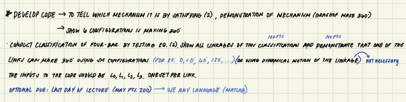 Develop Code To Tell Which Mechanism 17 Is By Satisfying 2 Demonstration Of Mechanism Grashof Make 360 Show 6 C 1