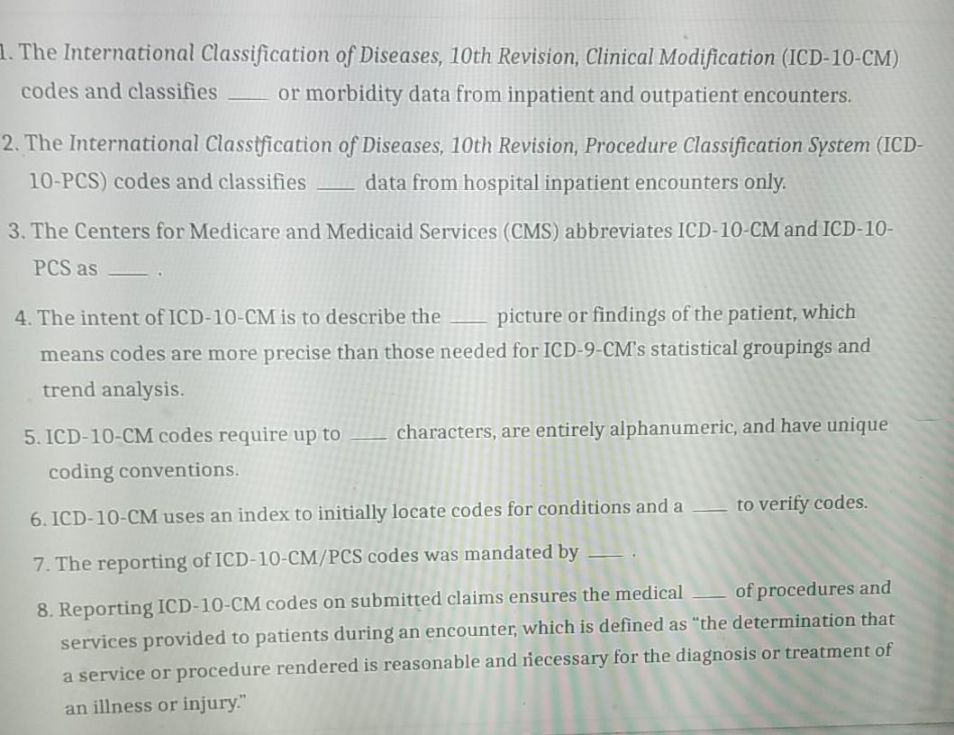 1 The International Classification Of Diseases 10th Revision Clinical Modification Icd 10 Cm Codes And Classifies O 1