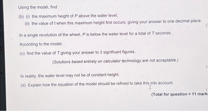 P H Metres Water Level Figure 6 Figure 6 Shows The Cross Section Of A Water Wheel The Wheel Is Free To Rotate About A 2