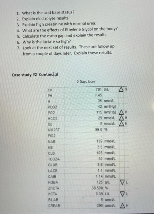 Use The Following Guide To Help You Interpret Test Codes Nab Kb Clb Glub Lacb Etc Sodium Potassium Glucose Lac 3