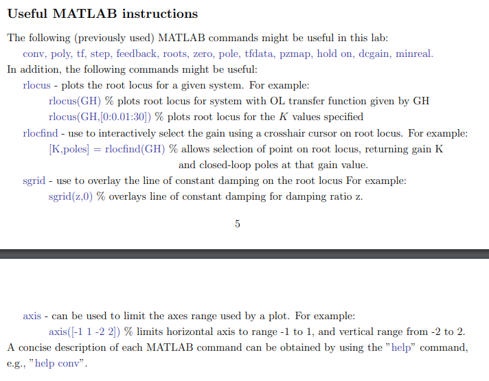 How Do You Do These Experiments Using Matlab 1