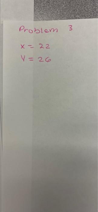 3 Use The Values Of X And Y As Given On The Last Page That Corresponds To The Last 4 Digits Of Your U A The Moment O 2