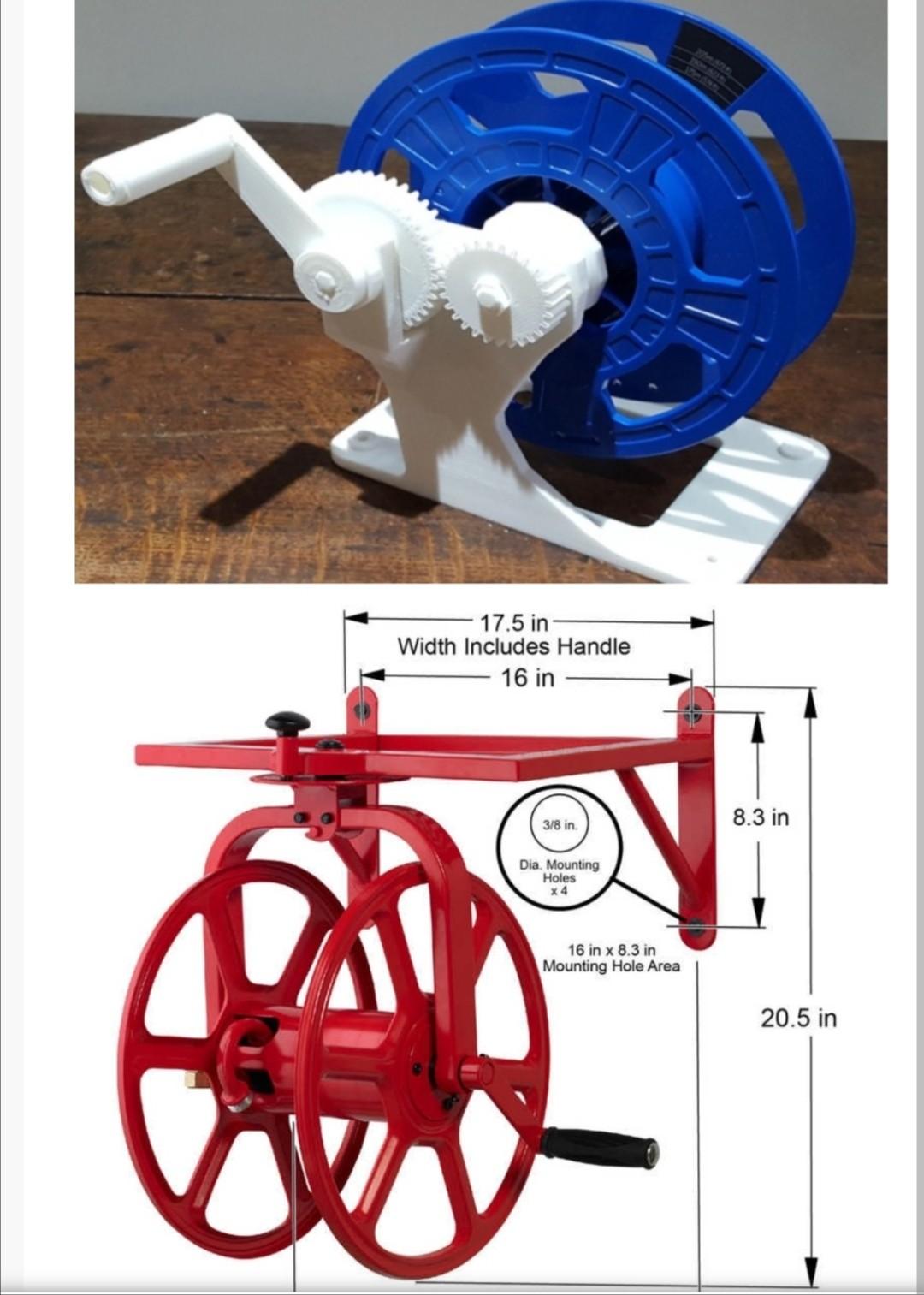 The Students Must Design A Cantilever Hose Reel Frame With Spur Gear System Power By Human Hand The Speed Torque And D 2