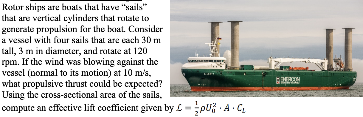 Rotor Ships Are Boats That Have Sails That Are Vertical Cylinders That Rotate To Generate Propulsion For The Boat Con 1