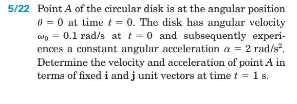 The Answer From The Book Is Va 0 374i 0 1905j M S And Aa 0 757i 0 605j M S2 1