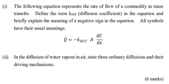 Heat And Mass Transfer Question Please Kindly Assist Me With This Question I Will Upvote Definitely 1