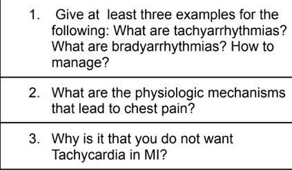 1 Give At Least Three Examples For The Following What Are Tachyarrhythmias What Are Bradyarrhythmias How To Manage 1