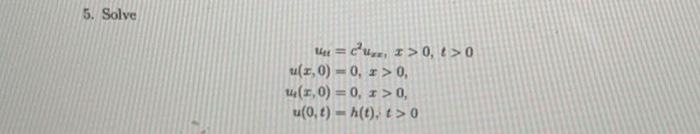 5 Solve U I 0 T 0 U X 0 0 R 0 14 1 0 0 R 0 U 0 T H T T 0 1