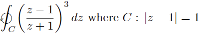 Use Cauchy S Residue Theorem To Evaluate The Contour Integral Complex Analysis A B 1