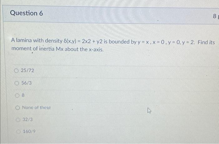 Question 5 Find The Jacobian J 8 X Y 8 U V If X 4u 4v Y 4u 5v 9 5 20 20 None Of These 4 Question 6 2