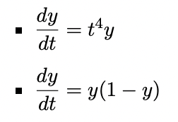 Solve The Following Differential Equations It May Happen That An Explicit Function Cannot Be Reached But Try To Get A 1