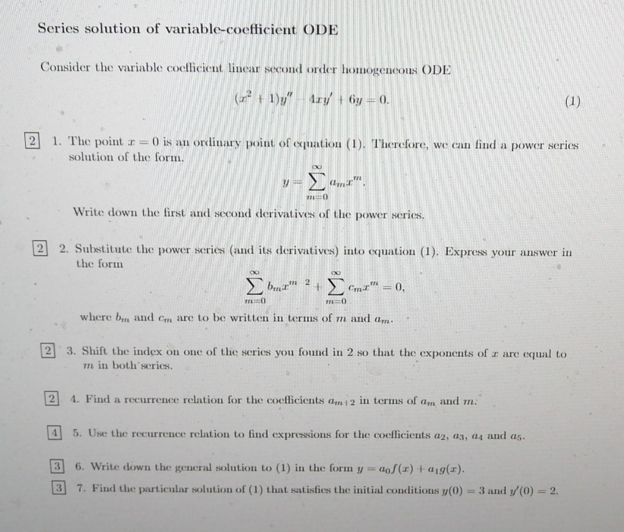 Please Solve Questions 4 7 Thanks 1