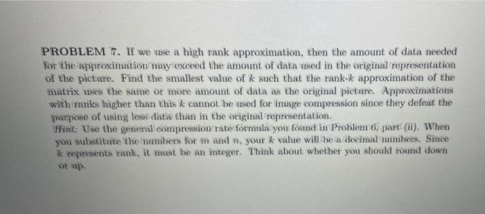 The Svd Decomposition And Image Compression In This Laboratory Session We Will Learn How To 1 Find The Svd Decompositio 12