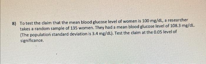 Do The Work In A Neat Fashion On This Paper Due On The Day Of The Final Exam Sample Size Problems Just State The 2