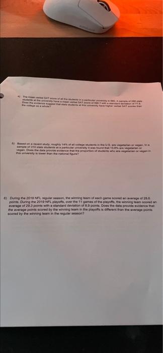 Verbal At Buben 2 Y Have Hal Ha 83 Based On A Recent Staly Roughly 14 Of All College Students Sample Of 310 Sta Studen 1