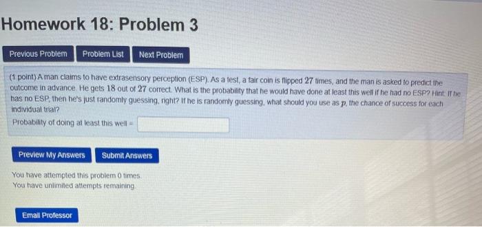 Homework 18 Problem 1 Previous Problem Problem List Next Problem 1 Point Suppose The Number Of Tv S In A Household Ha 3