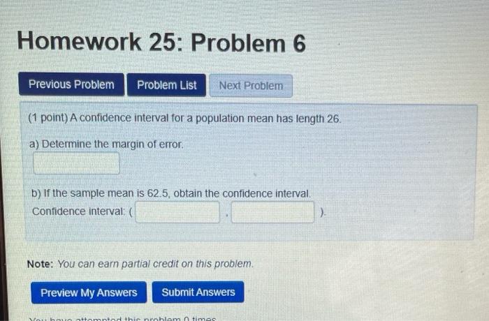 Homework 25 Problem 4 Previous Problem Problem List Next Problem 1 Point A Medical Researcher Wants To Investigate Th 2