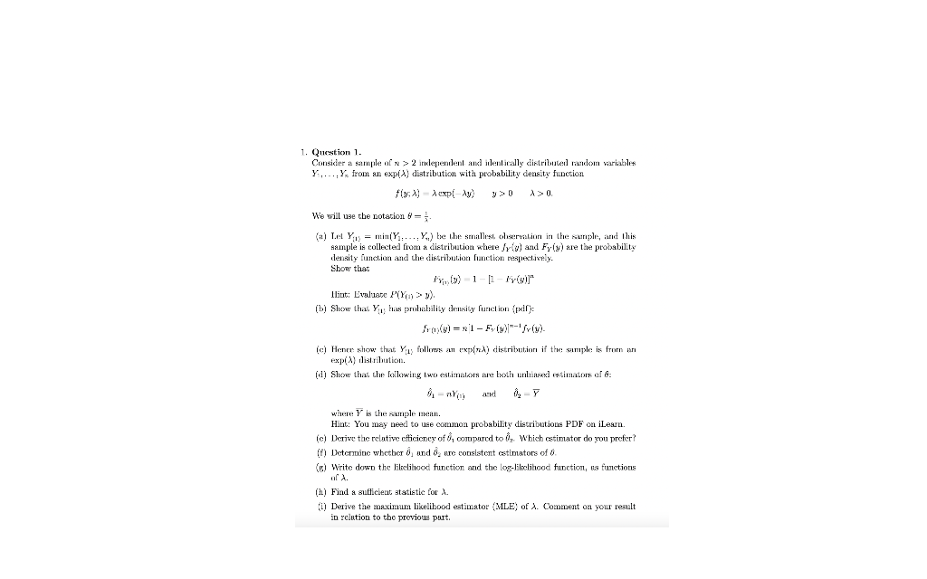 Answer From E Onwards Please 1