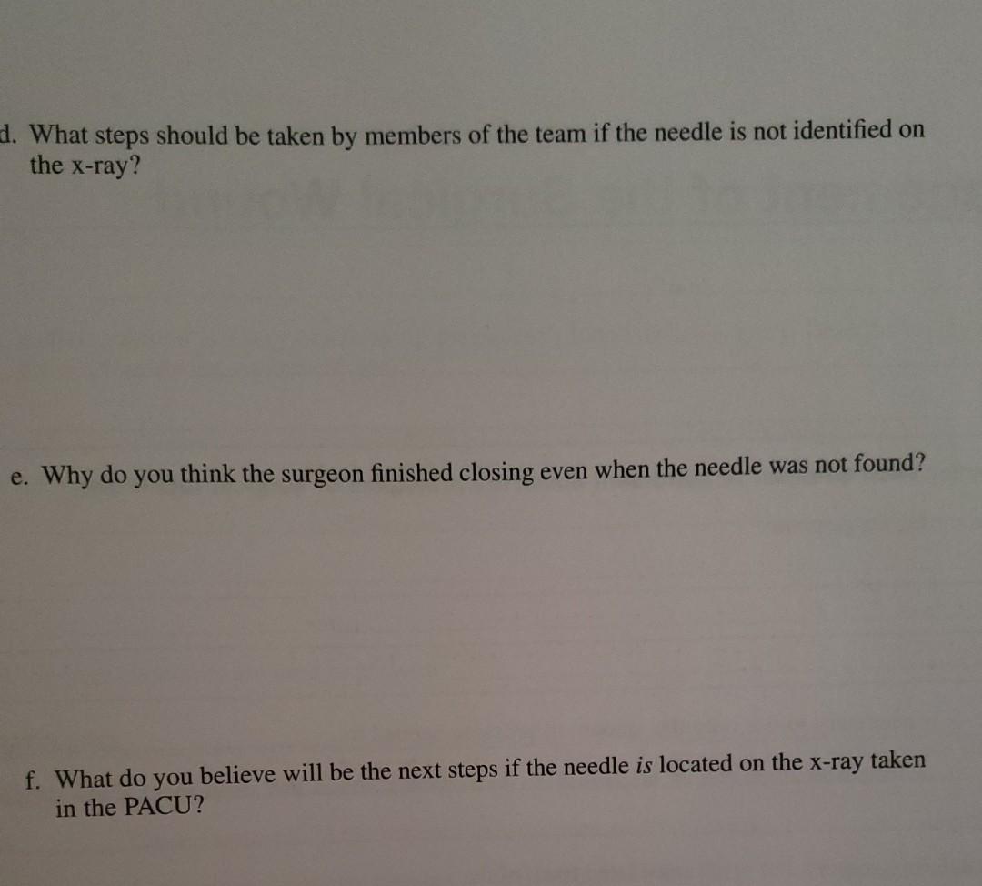Case Studies 1 Read The Following Case Study And Answer The Questions A 49 Year Old Female Is Admitted To The Health C 2