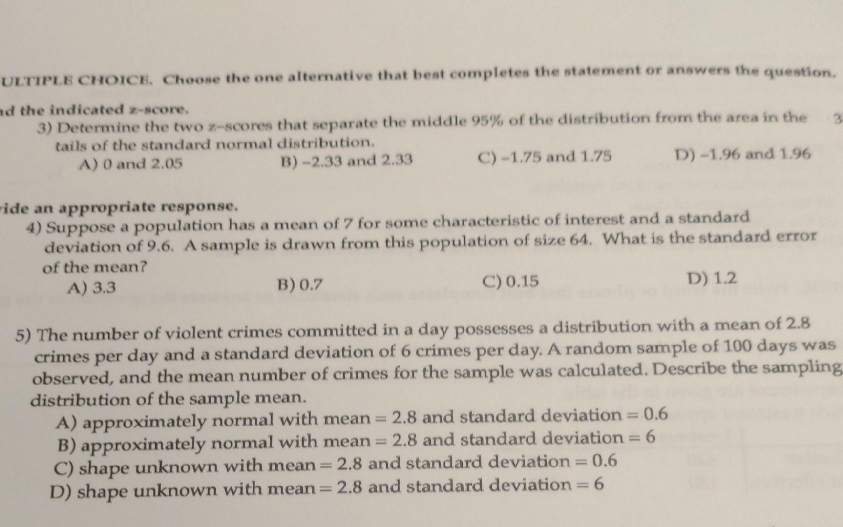 Le Choice Choose The One Alternative That Best Completes The Statement Or Answers The Question 11 A Local Tennis Pro S 2
