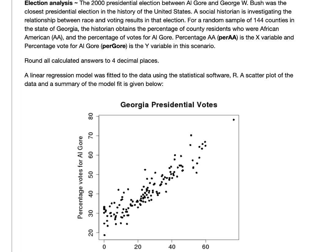 Election Analysis The 2000 Presidential Election Between Al Gore And George W Bush Was The Closest Presidential Elect 1