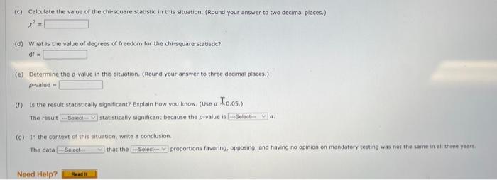 In Polis Conducted In 2001 2004 And 2010 Respondents Were Asked Whether They Favor Or Oppose Mandatory Testing Of Stu 3