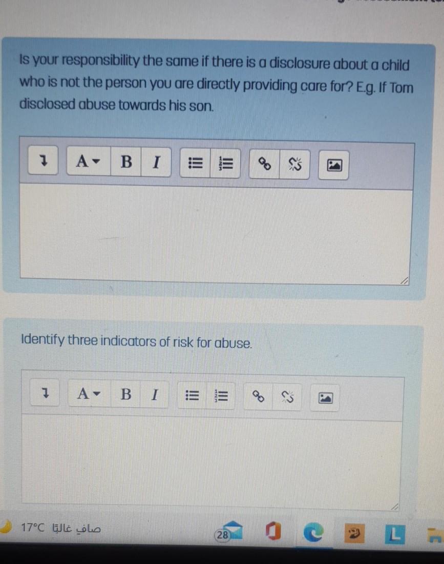 Is Your Responsibility The Same If There Is A Disclosure About A Child Who Is Not The Person You Are Directly Providing 1