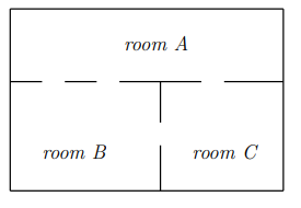 A Trained Mouse Lives In The House Shown A Bell Rings At Regular Intervals And The Mouse Is Trained To Change Rooms Ea 1