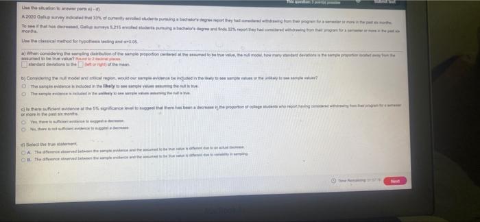 Tags 31 Use The Situation To Answer Parts A 2020 Galup Survey Indicated That 33 Of Oumenity Eroded Students Pursuing 1