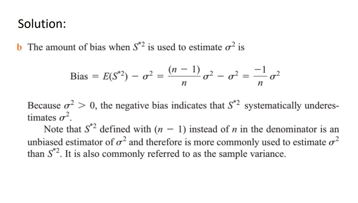 Ex Suppose X X X Is A Random Sample From A Normal Population With Variance O Consider The Following Estimat 3