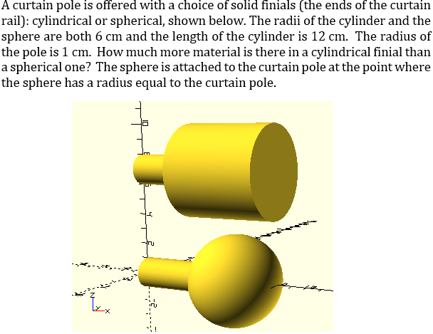 A Curtain Pole Is Offered With A Choice Of Solid Finials The Ends Of The Curtain Rail Cylindrical Or Spherical Shown 1