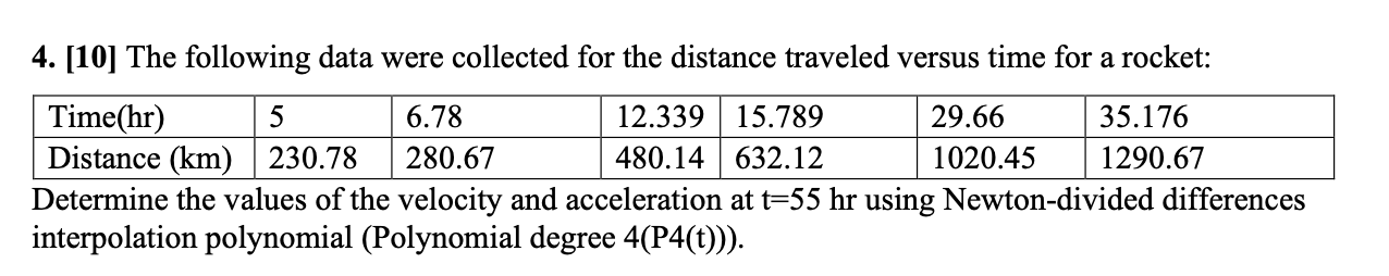 Numerical Analysis You Can Use A Calculator For The Solutions And Details You Can T Use Any Computer Program 1