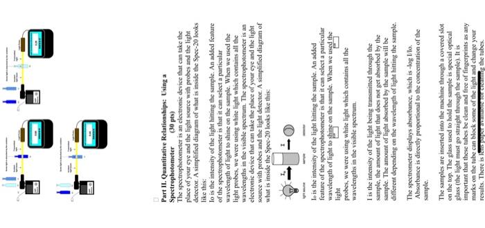 Part I Qualitative Relationships 15 Pts Today You Will Substitute A Technological Device For Your Eyes A Light Pro 4