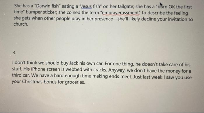 She Has A Darwin Fish Eating A Jesus Fish On Her Tailgate She Has A Time Bumper Sticker She Coined The Term Empr 3