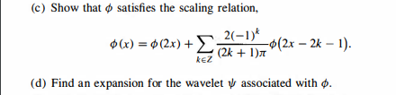 8 Shannon Multiresolution Analysis For Je Z Let V Be The Space Of All Finite Energy Signals F For Which The Fourie 2
