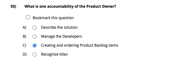 What Is One Accountability Of The Product Owner