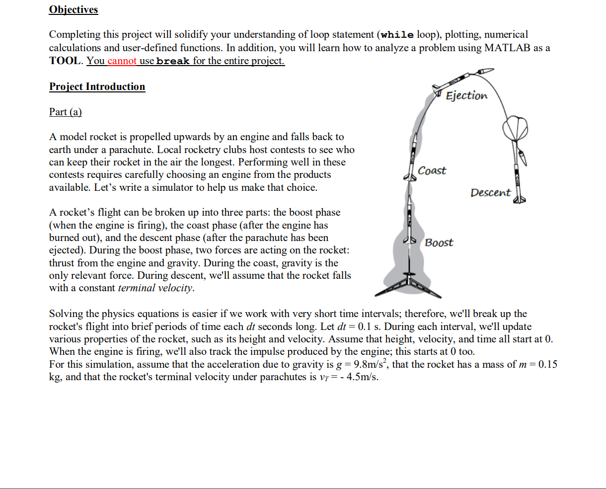 Objectives Completing This Project Will Solidify Your Understanding Of Loop Statement While Loop Plotting Numerical 1