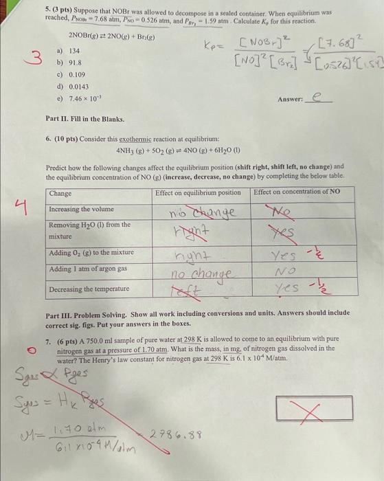 Exam Is Printed Double Sided Check Every Side Of Every Page Before Turning In Part I Multiple Choice Choose The Best 2