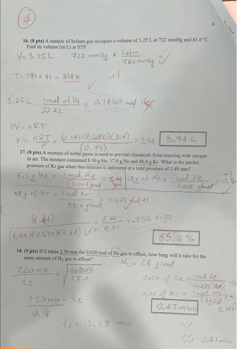 6 Part I Multiple Choice Choose The Best Answer And Write It On The Line 1 2 Pts Which Of The Following Substances 5