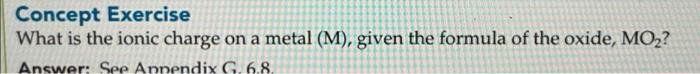 Practice Exercise Determine The Ionic Charge For Each Transition Metal In The Following Compounds A Cu P B Con Answ 2