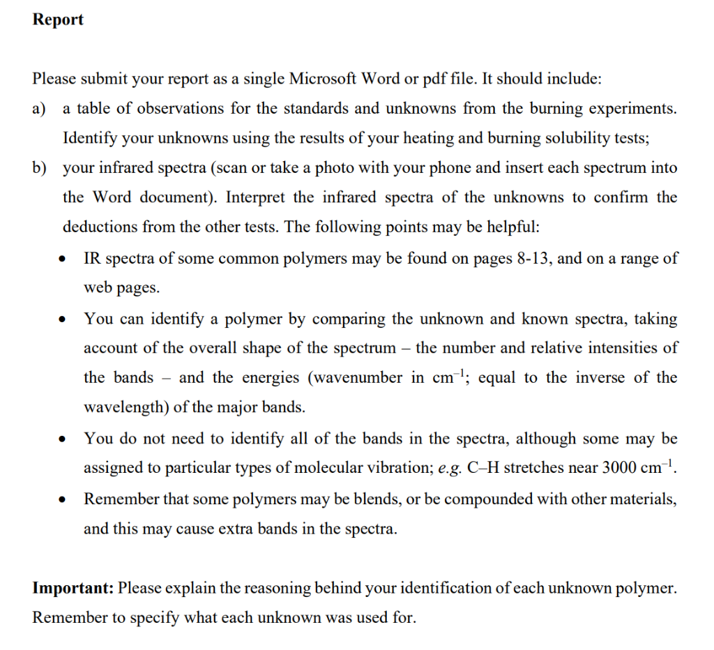 My Sample The Report Questions 3