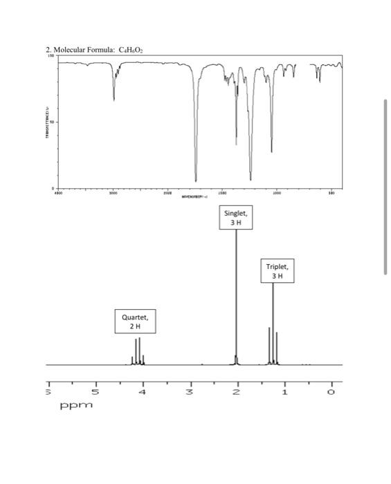 Determine The Chemical Structure And The Degree Of Unsaturation Index Of Hydrogen Deficiency For Each Of The Following 1