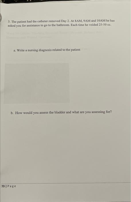 Student Copy Week 14 Critical Thinking Exercise Continous Bladder Irrigation 1 Label The Components For Continuous Blad 3