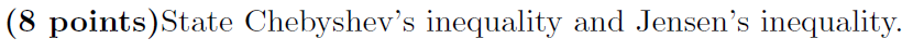 8 Points State Chebyshev S Inequality And Jensen S Inequality 1